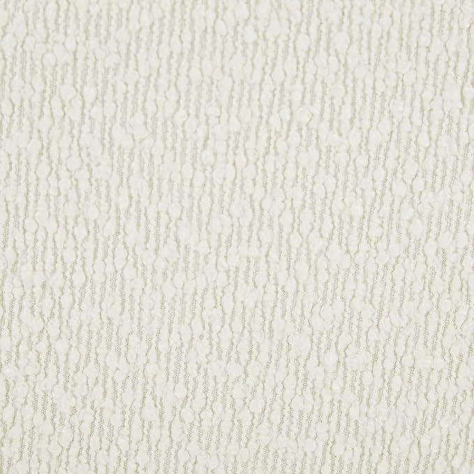 Christopher Knight Home Andree Contemporary 360° Swivel Accent Chair Boucle Upholstered Swivel Chair Super Comfort Single Lounge Sofa with Rotation for Living Room/Bedroom/Home Office Cream White
