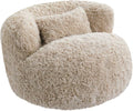 CHITA Compact Expandable Lounge Chair with Pillow Ideal for Living Room Safari