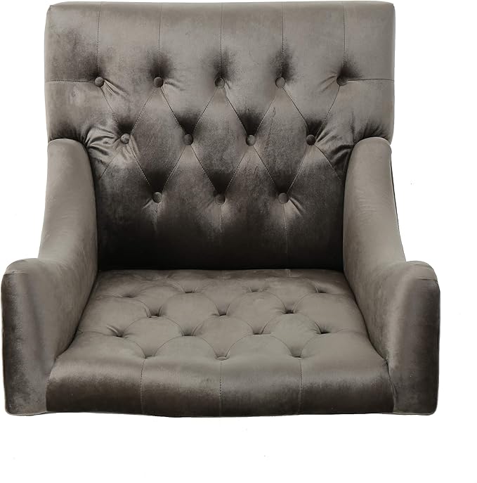 Christopher Knight Home Toddman High-Back Velvet Club Chair Grey