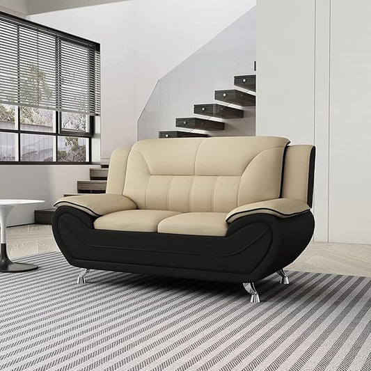 Michael Loveseat Camel/Black
