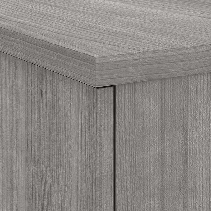 Bush Home 72-inch Home Office Desk with Drawers Large Computer Table for Personal Workspace Somerset Collection Platinum Gray