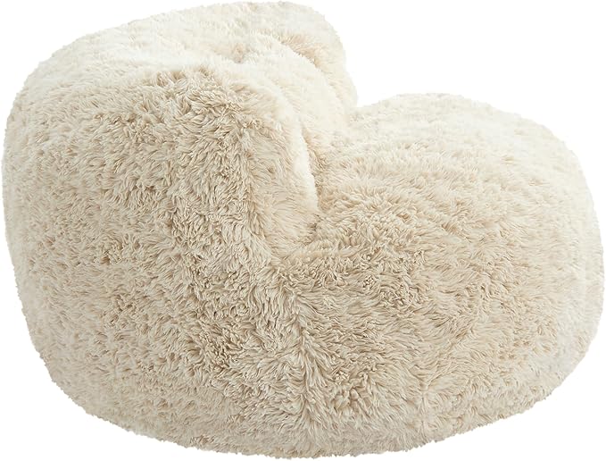 CHITA Compact Expandable Lounge Chair with Pillow Ideal for Living Room Sand