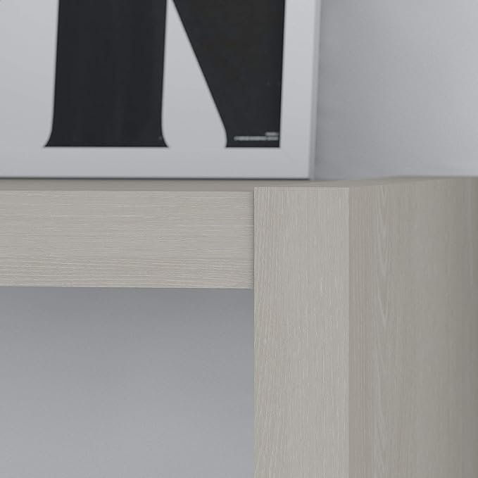 Bush Business Furniture Echo Bookcase Desk 56W Gray Sand