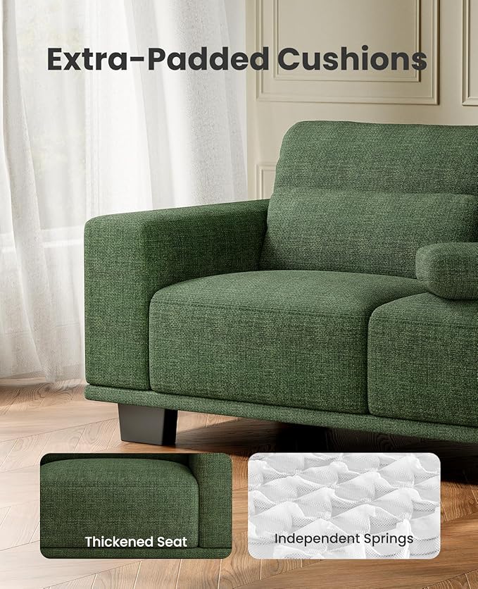 Amada 40 Oversized Accent Sofa Chair Modern Armchair with Deep Seat Comfy Upholstered Large Reading Chair with Removable Washable Covers for Living Room &amp Bedroom Office