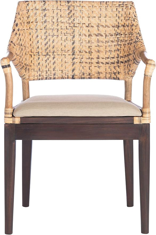 SAFAVIEH Home Collection Carlo Arm Chair Honey