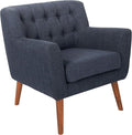 OSP Home Furnishings Arm Chair 32 x 28.63 x 31.63 navy