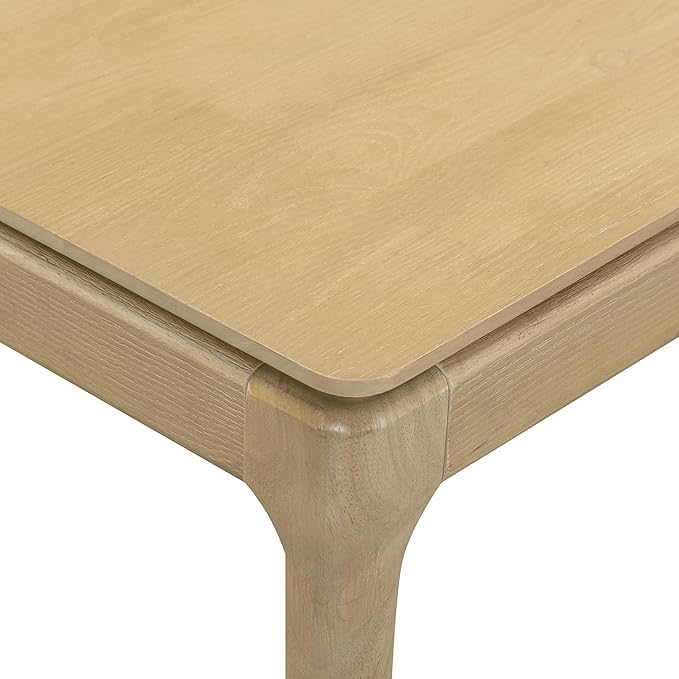 NTC Mingle 47-Inch Console Table Modern Solid Wood Entryway Table with Hidden Drawer Waterproof &amp Heat Resistant Narrow Table for Hallway Living Room &amp Foyer Sand