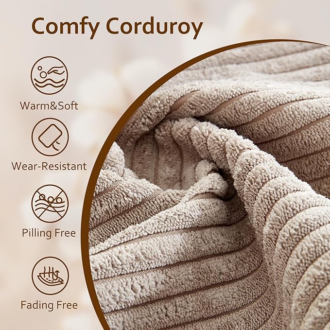 HOOOWOOO Modular Sectional Sofa CouchMatching Free Combination Cloud Couch Corner Chair(Beige Corduroy)