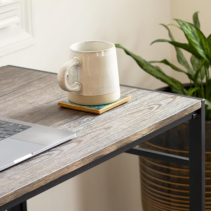 Flash Furniture Walker Rustic Home Office Folding Computer Desk - 40