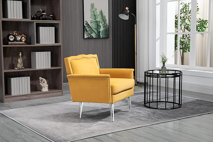 Accent ChairLiving Room Chair/Leisure Single Sofa with Acrylic feet