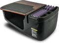 AutoExec AE-GMEF-21M Efficiency GripMaster Car Desk for Your Vehicle Workstation and Mobile Office Mahogany