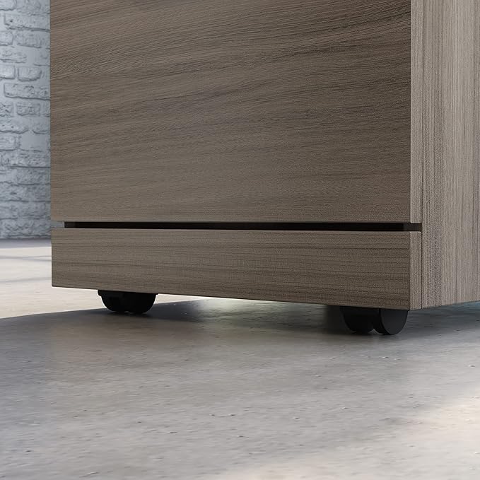 OfficeWorks by Sauder Affirm Mobile File L: 15.55'' x W: 19.45'' x H: 28.43'' Hudson Elm Finish