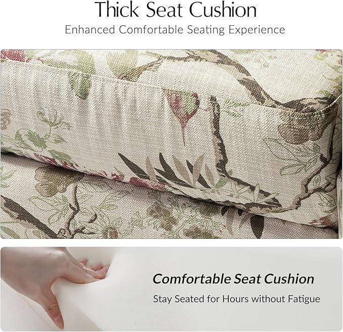 Mid Century Modern Wingback Recliner Chair Upholstered Push Back Recliner Sofa Lounge Armchair for Living Room Home Theater Accent Chairs Recliners Couches