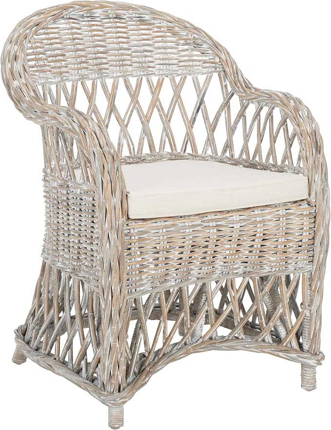 Safavieh Home Collection Inez Natural Wicker Club Chair
