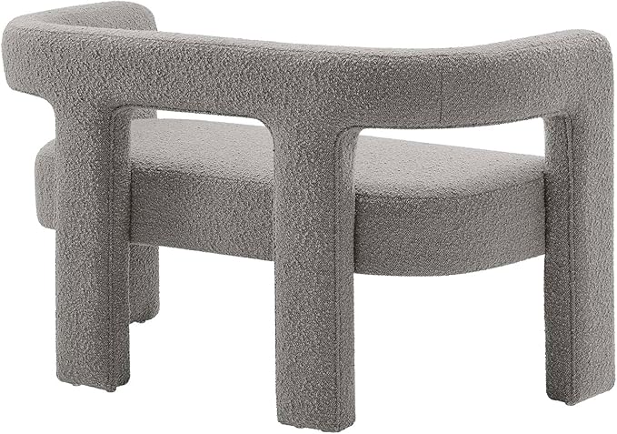 Modway EEI-6477-LGR Kayla Boucle Upholstered Loveseat Light Gray
