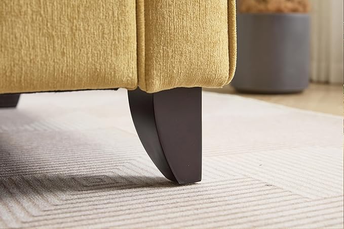 ERYE Living Room Accent Chair Modern Chenille Upholstered Wider Seat Cushion Leisure Armchair W/2 Pillows and Removable Cover for Home ApartmentBedroomOffice