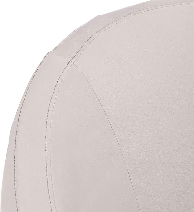Safavieh Couture Home Razia Retro Glam Pale Taupe Velvet Channel Tufted Tub Chair