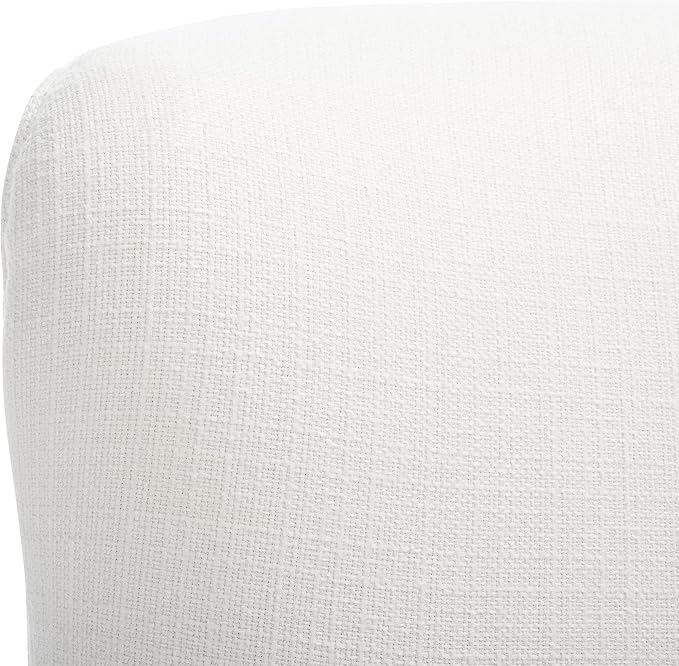 SAFAVIEH Home Collection Levin White/Walnut Accent Club Chair