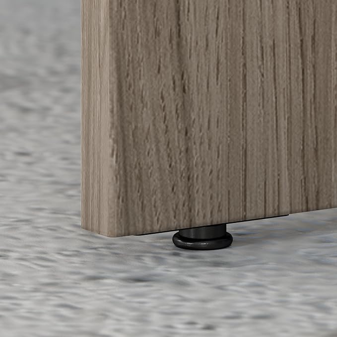 Bush Business Furniture Studio C 42W Desk Return in Modern Hickory