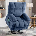 Fantasylab Power Lift Recliner Chairs Modern Power Lift Chair with Heat and Massage Lift Chair Recliners for Elderly Recliner Sofa USB Port Remote Control Adjustable Furniture