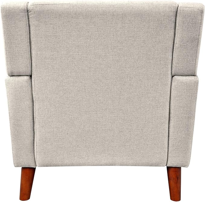 Mid Century Modern Accent Chair Upholstered Armchair Accent Chair Upholstered Lounge Arm Chair for Living Room Bedroom Balcony Apartment Office