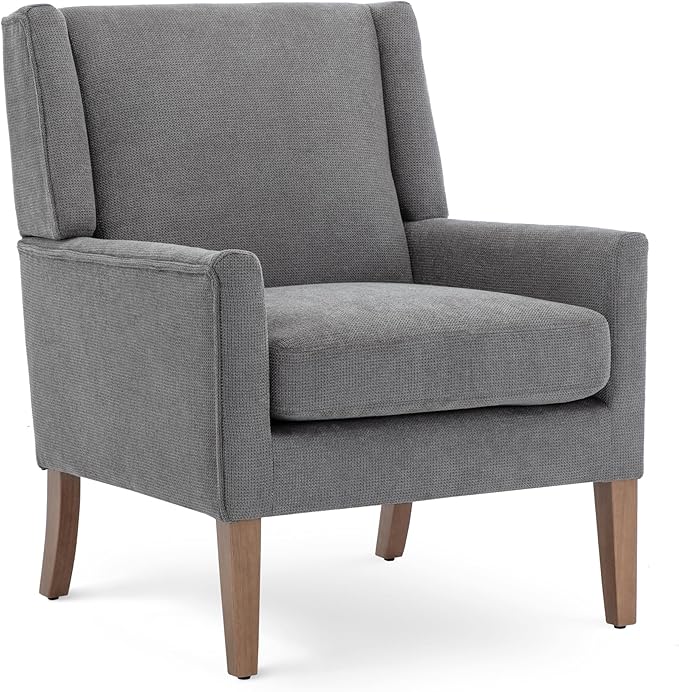 Accent Chairs for Living Room Mid-Century Wooden Fabric Living Room Chairs Arm Chair Side Chairs for Living Room Bedroom Reading Nook