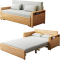 70.8Queen Convertible Sofa SleeperGrey cushion Sectional Sleeper Sofa with Reversible ChaiseSolid wood Sofa Bed 3 in 1 Pull Out Couch Bed for Living RoomApartmentBedroomand Office with Storage |