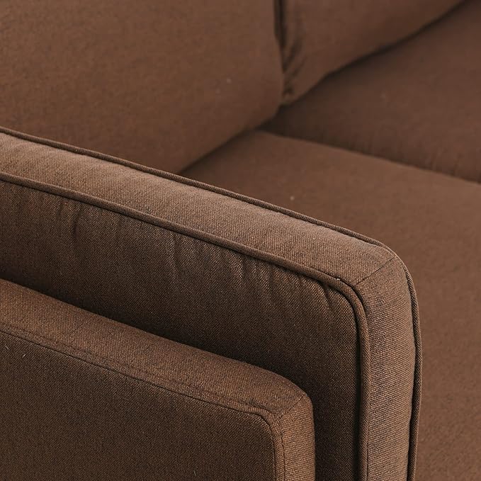 Creative Co-Op Atley High Sided Sofas Vintage Brown