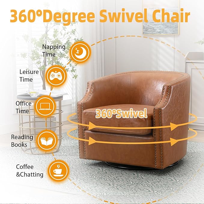 360° Degree Swivel Chair Living Room Chair