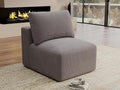 Modern Single Boneless Sofa Couches for Living Room - 39 Cloud Couch - Easy Assembly Cozy Corduroy Convertible Full Sponge Compression Sofas for House Apartment(Grey)