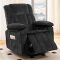ijuicy Dual Motor Recliner ChairElectric Lift Reclining Lounge Chair with Lumbar Heating and Vibrating Massage for SeniorsAdjustable Reclining Electric Massage ChairBlack
