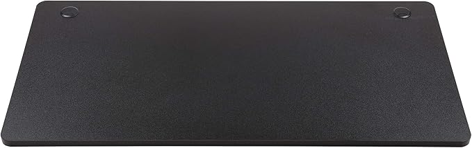 UNICOO Melamine 55.1 x 27.6 Inch Universal Table Top for Standard and Sit to Stand Height Adjustable Home and Office Desk Frames (Tabletop 55 - Black)