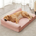 BFPETHOME Orthopedic Dog Beds for Large Dogs-Waterproof Sofa Pet Bed with Removable Washable Cover Big Dog Bed with Waterproof Lining and Nonskid BottomPet Bed for Large Dogs