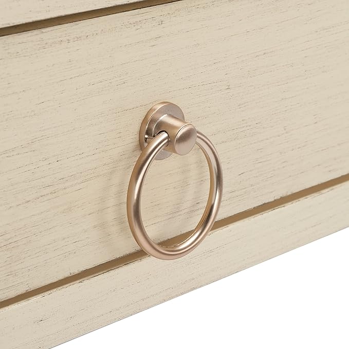 SAFAVIEH Home Collection Esther Antique White 2-Drawer Desk