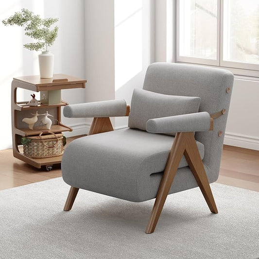3 in 1 Residential Convertible Sofa Bed Chair|3 in 1 Sleeper Sofa Couch Bed | Adults | Living Room BedroomOffice (31.8Dx25Wx31.8 L) (Gray 32Wx 32Dx32L)