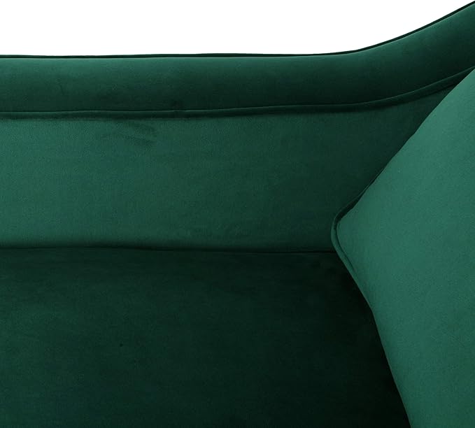 Christopher Knight Home Rachel Contemporary Velvet Club Chair Green Dark Brown