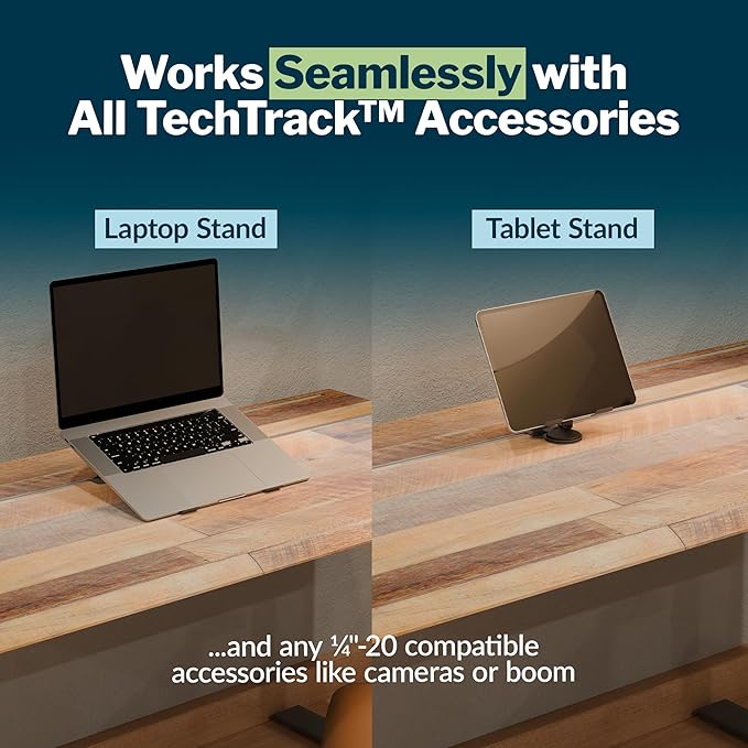 Vari ComfortEdge 60x30 Adjustable Electric Standing Desk with TechTrack - Sit Stand VariDesk with Memory Presets Included Phone Stand &amp Shelf 200 LB Capacity Tool-Free Assembly (Reclaimed Wood)