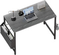 Pamray 32 Inch Computer Desk for Small Spaces with Storage Bag Home Office Work Desk with Headphone Hook Small Office Desk Study Writing Table