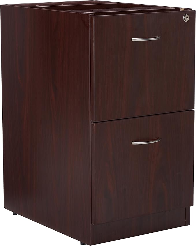 Lorell LLR69605 69000 Series Free Standing Fixed Pedestals Mahogany