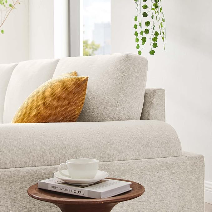 Modway EEI-6401-IVO Oasis Upholstered Fabric Sofa Ivory