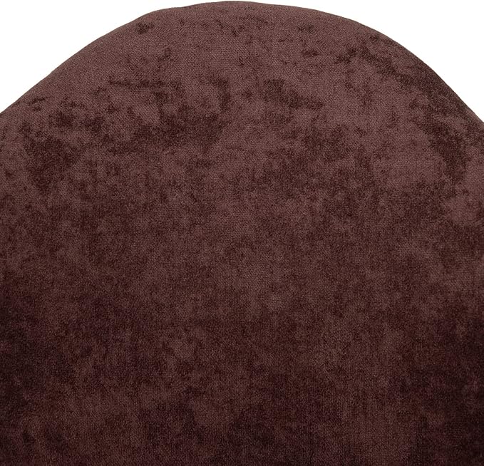 Maykoosh Velvet Accent Chair - Modern Eiffel Base Living Room Chair - Elegant Metal &amp Wood Design