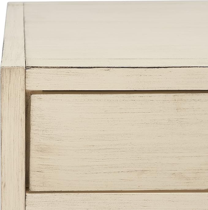SAFAVIEH Home Collection Esther Antique White 2-Drawer Desk