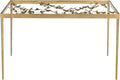 Safavieh FOX2588A Home Collection Rosalia Butterfly Desk Antique Gold
