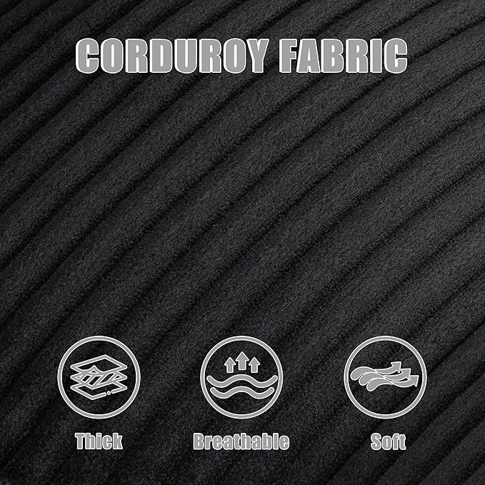 5-Position Adjustable Floor Sofa CouchMulti-Functional Bean Bag BedFoldable Lazy Sofa Sleeper Bed with ArmrestIdeal for Reading and Playing (Black)