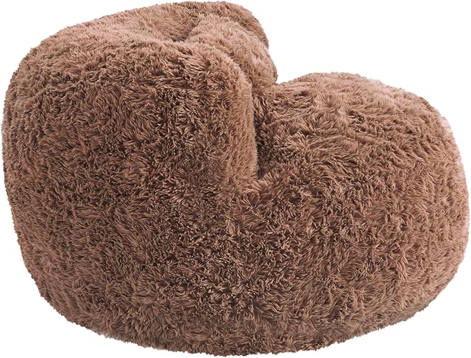 CHITA Compact Expandable Lounge Chair with Pillow Ideal for Living Room Rust