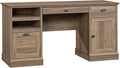 Sauder Barrister Lane Executive Desk Salt Oak finish