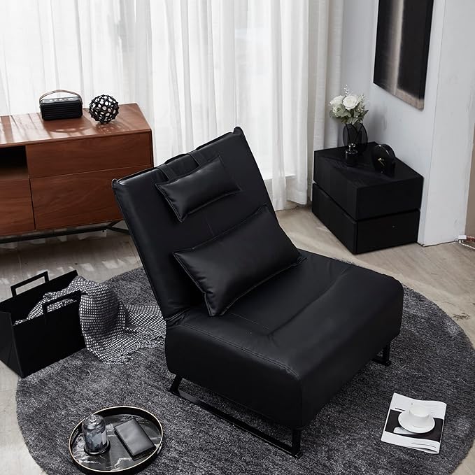 Accent Chair TV Chair Living Room ChairLazy Recliner Comfortable Fabric Leisure SofaModern High Back ArmchairBalcony Study Reading Corner Chair