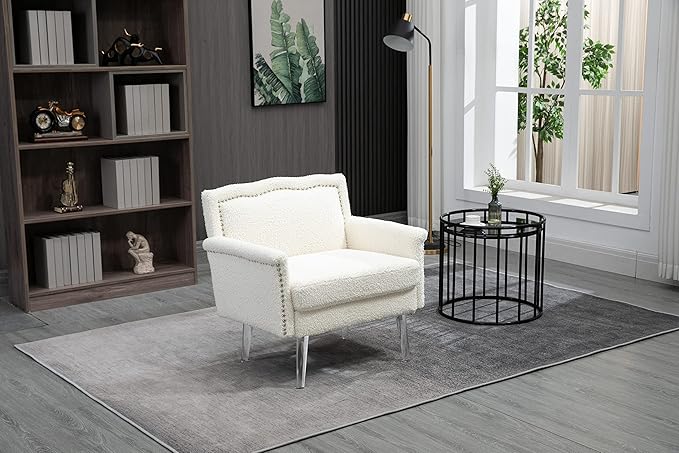 Accent ChairLiving Room Chair/Leisure Single Sofa with Acrylic feet