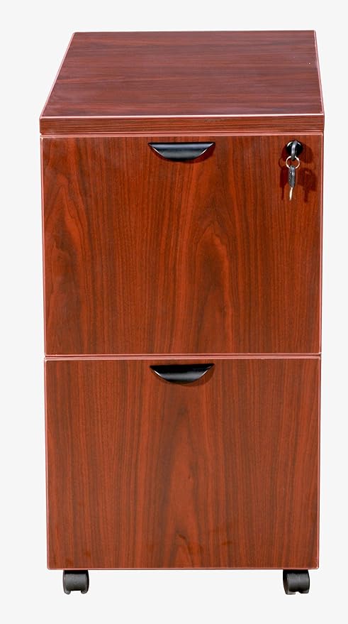 Boss Office Products N149-C Mobile Pedestal in Cherry