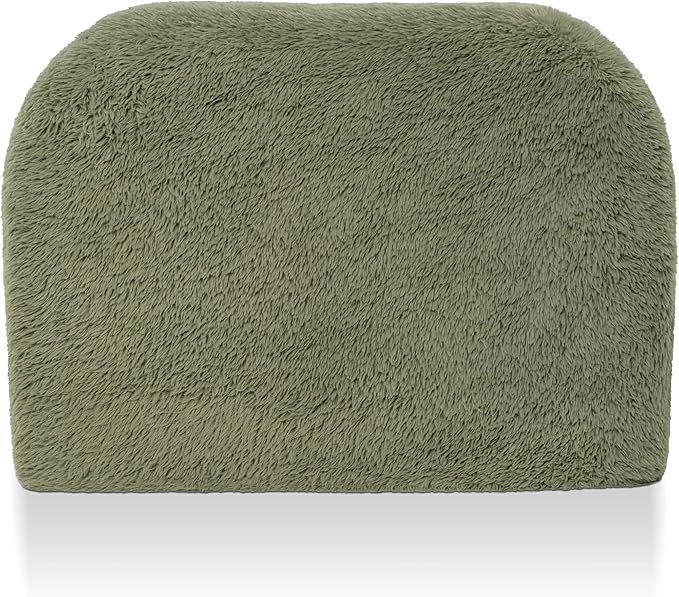 Furniture of America Fexon Modern Upholstered 1-Seater Foam Sofa Chair with Curved Arm Compressed Couch in a Box No Assembly Required for Living Room Home Theater and Office Sage Green